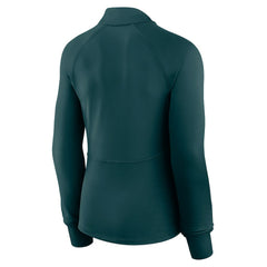 Philadelphia Eagles Women's Elements Quarter-Zip Jacket - Midnight Green discount