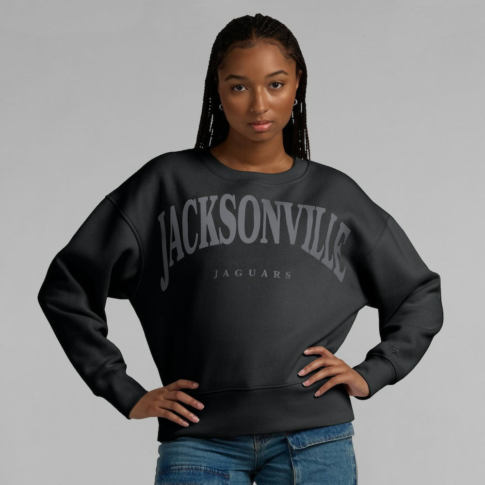 Jacksonville Jaguars Women's Elements Pullover Sweatshirt - Black cheap