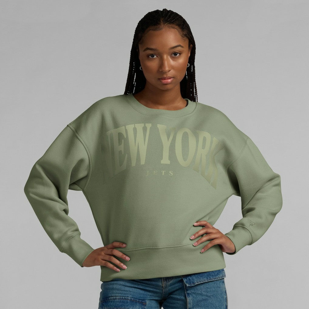 New York Jets Women's Elements Pullover Sweatshirt - Green cheap