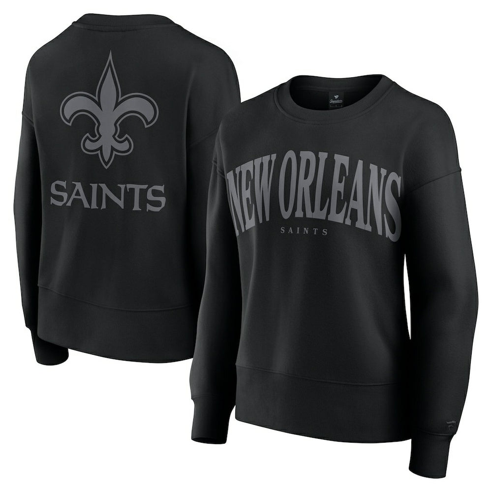 New Orleans Saints Women's Elements Pullover Sweatshirt - Black online