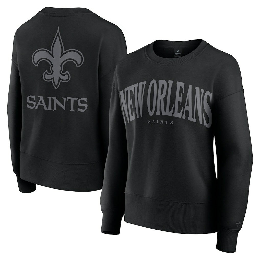 New Orleans Saints Women's Elements Pullover Sweatshirt - Black online