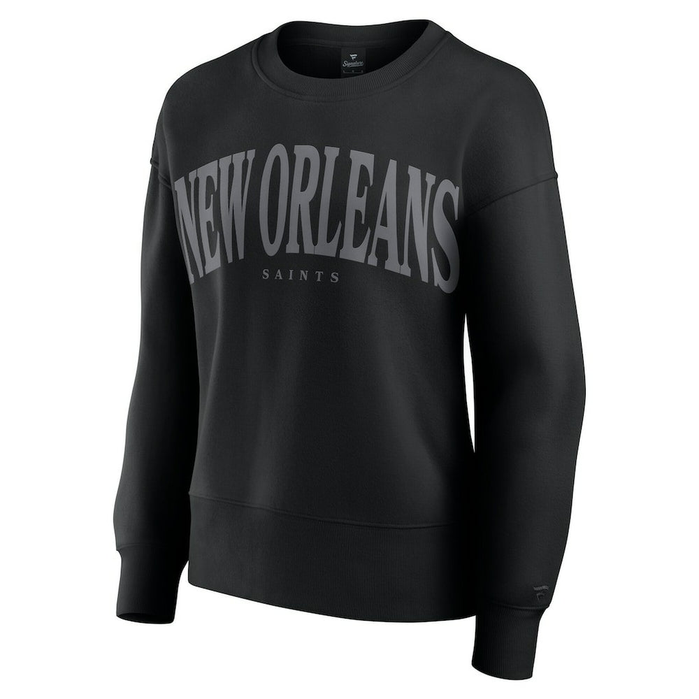 New Orleans Saints Women's Elements Pullover Sweatshirt - Black online