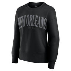 New Orleans Saints Women's Elements Pullover Sweatshirt - Black online