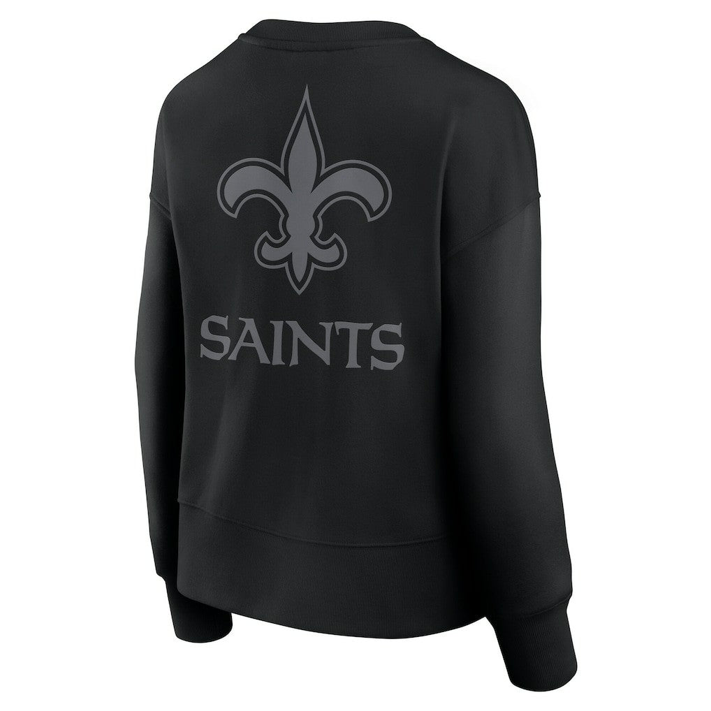 New Orleans Saints Women's Elements Pullover Sweatshirt - Black online