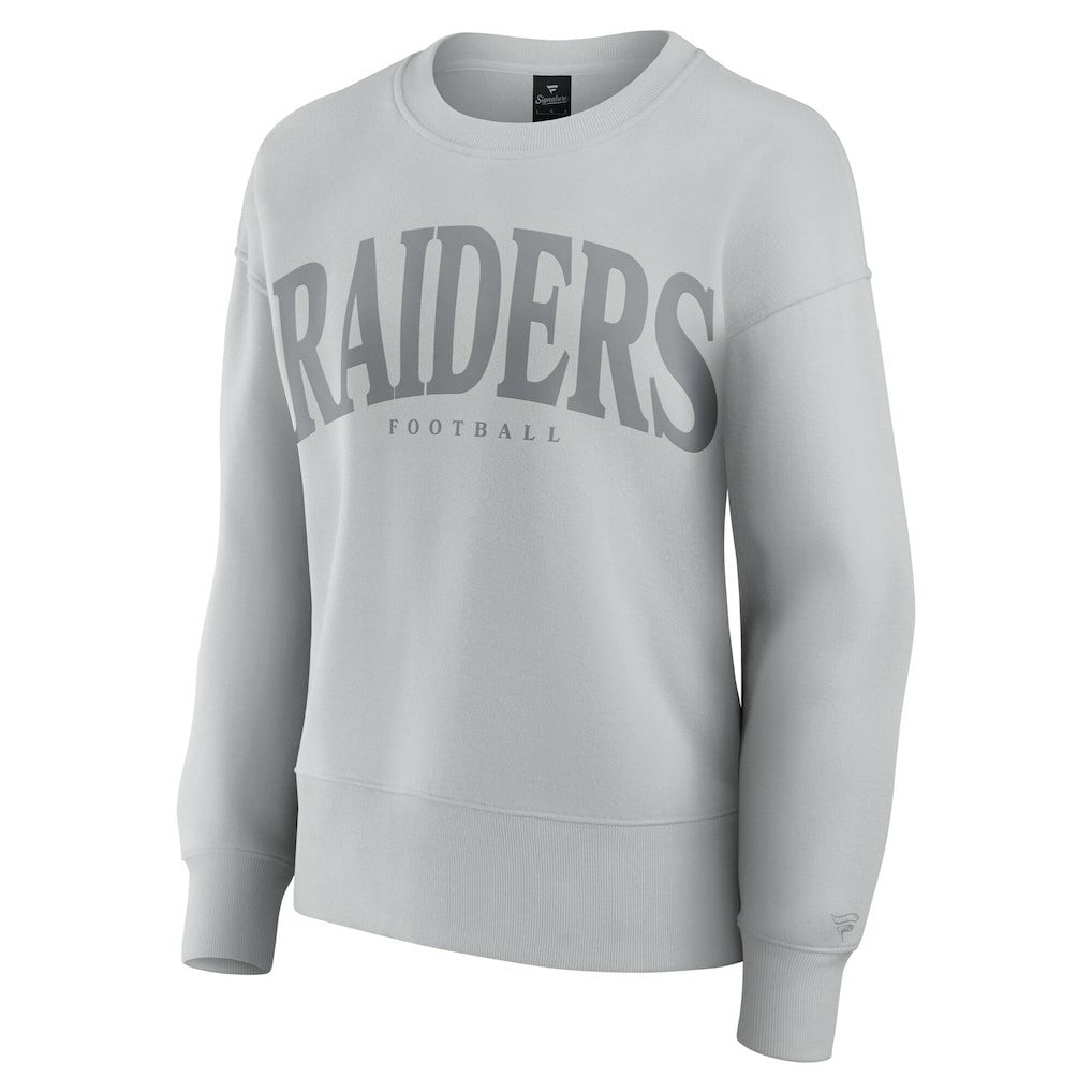 Las Vegas Raiders Women's Elements Pullover Sweatshirt - Gray discount