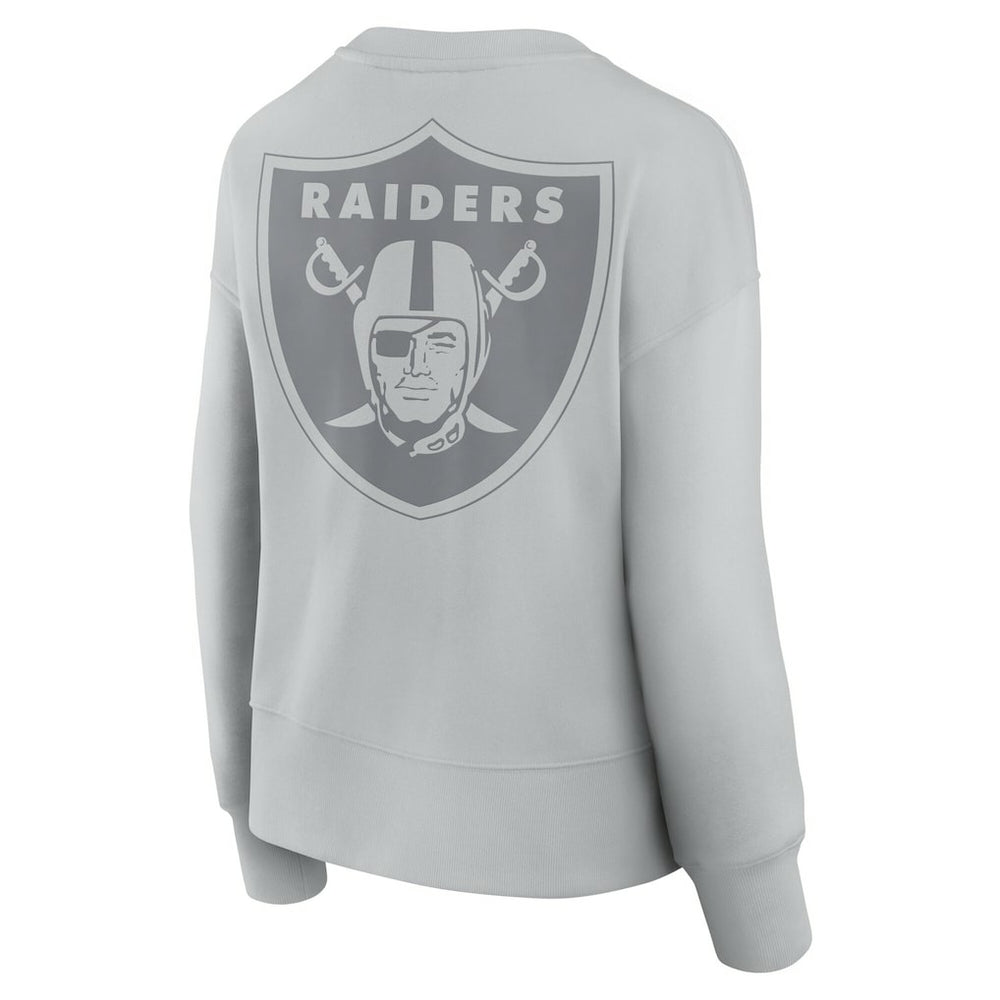 Las Vegas Raiders Women's Elements Pullover Sweatshirt - Gray discount