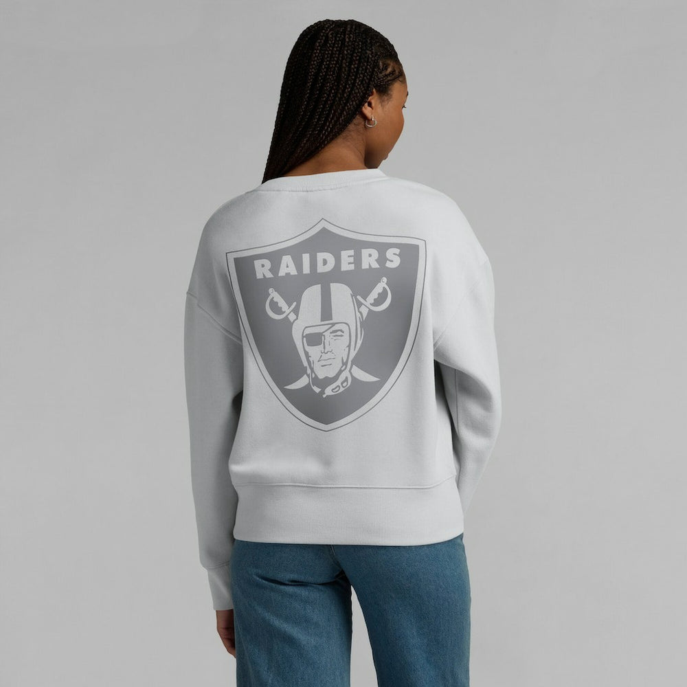 Las Vegas Raiders Women's Elements Pullover Sweatshirt - Gray discount