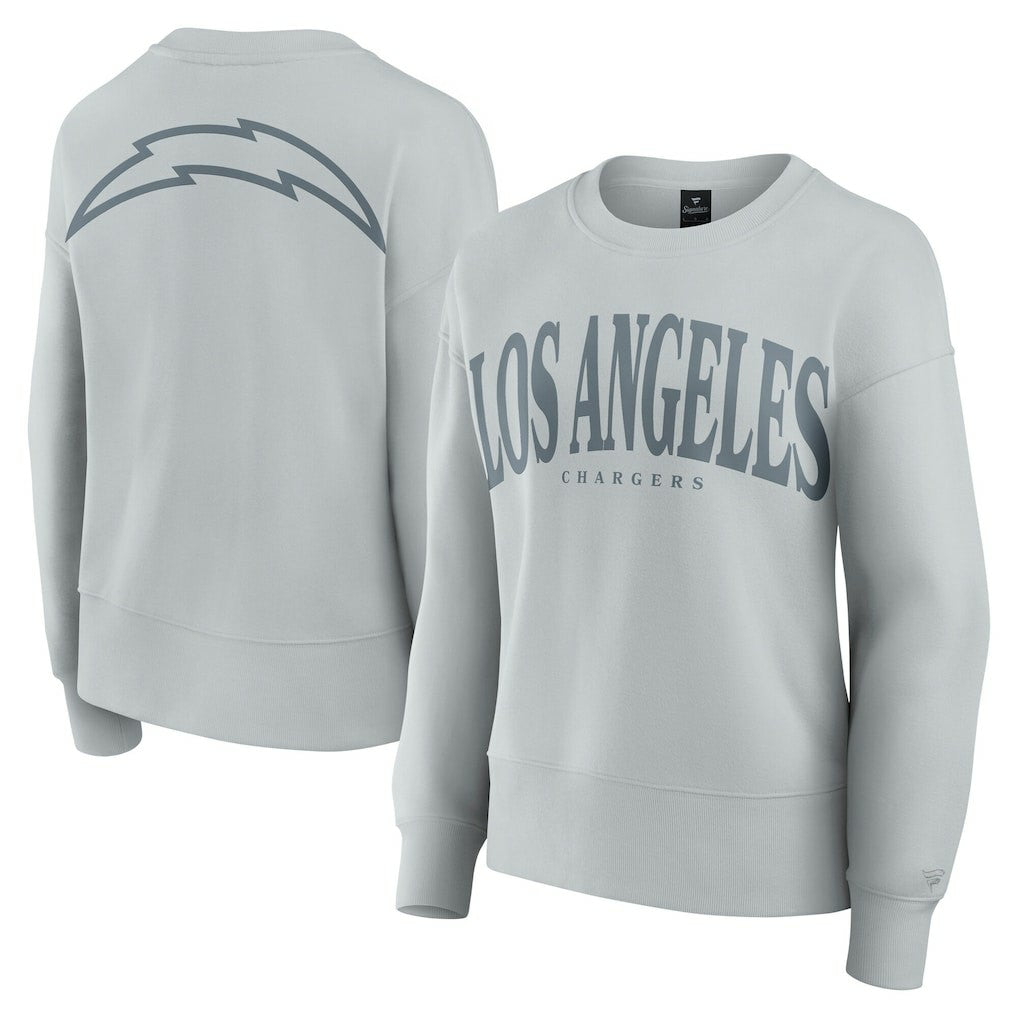 Los Angeles Chargers Women's Elements Pullover Sweatshirt - Gray sale