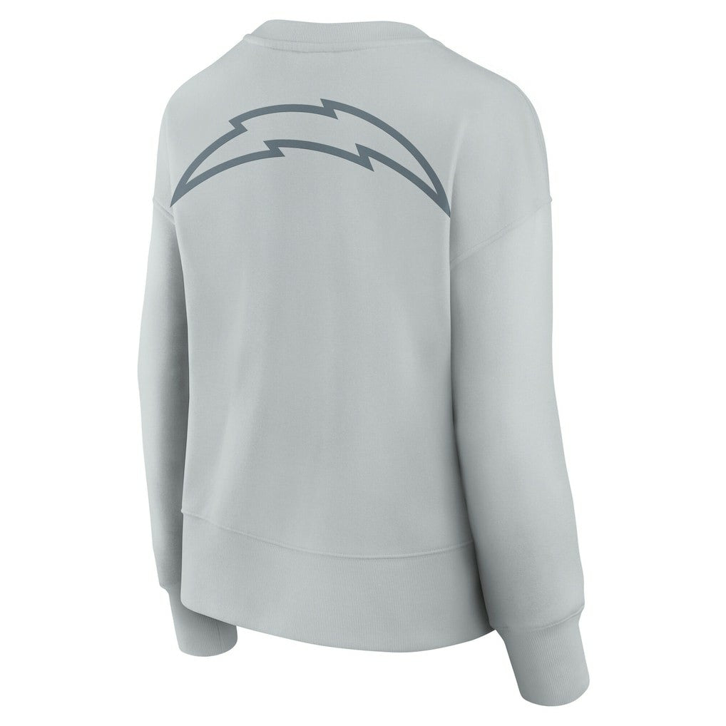 Los Angeles Chargers Women's Elements Pullover Sweatshirt - Gray sale