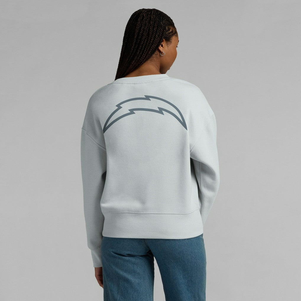 Los Angeles Chargers Women's Elements Pullover Sweatshirt - Gray sale