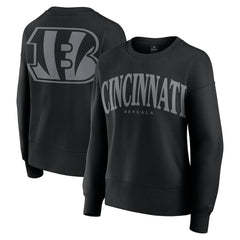 Cincinnati Bengals Women's Elements Pullover Sweatshirt - Black on sale