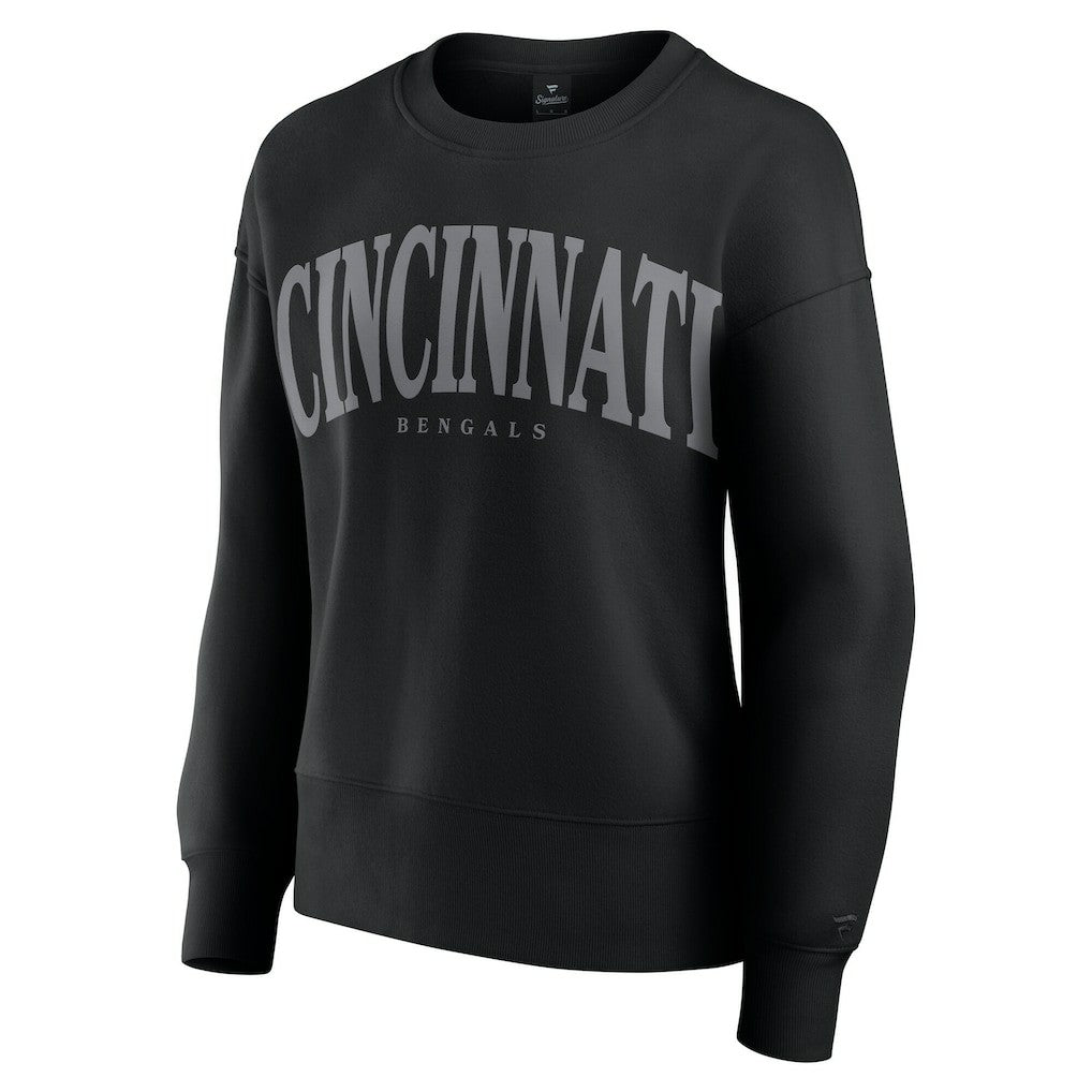 Cincinnati Bengals Women's Elements Pullover Sweatshirt - Black on sale