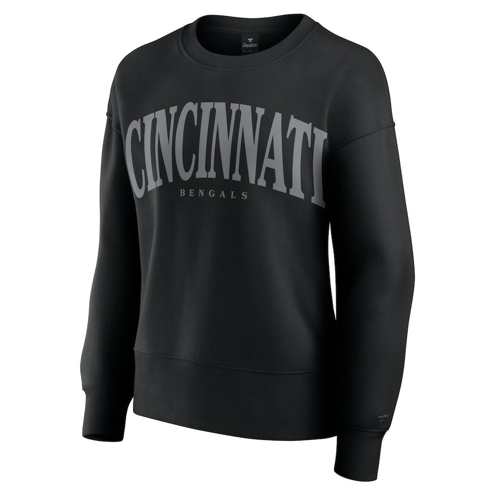 Cincinnati Bengals Women's Elements Pullover Sweatshirt - Black on sale