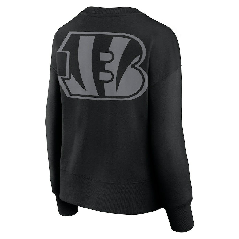 Cincinnati Bengals Women's Elements Pullover Sweatshirt - Black on sale