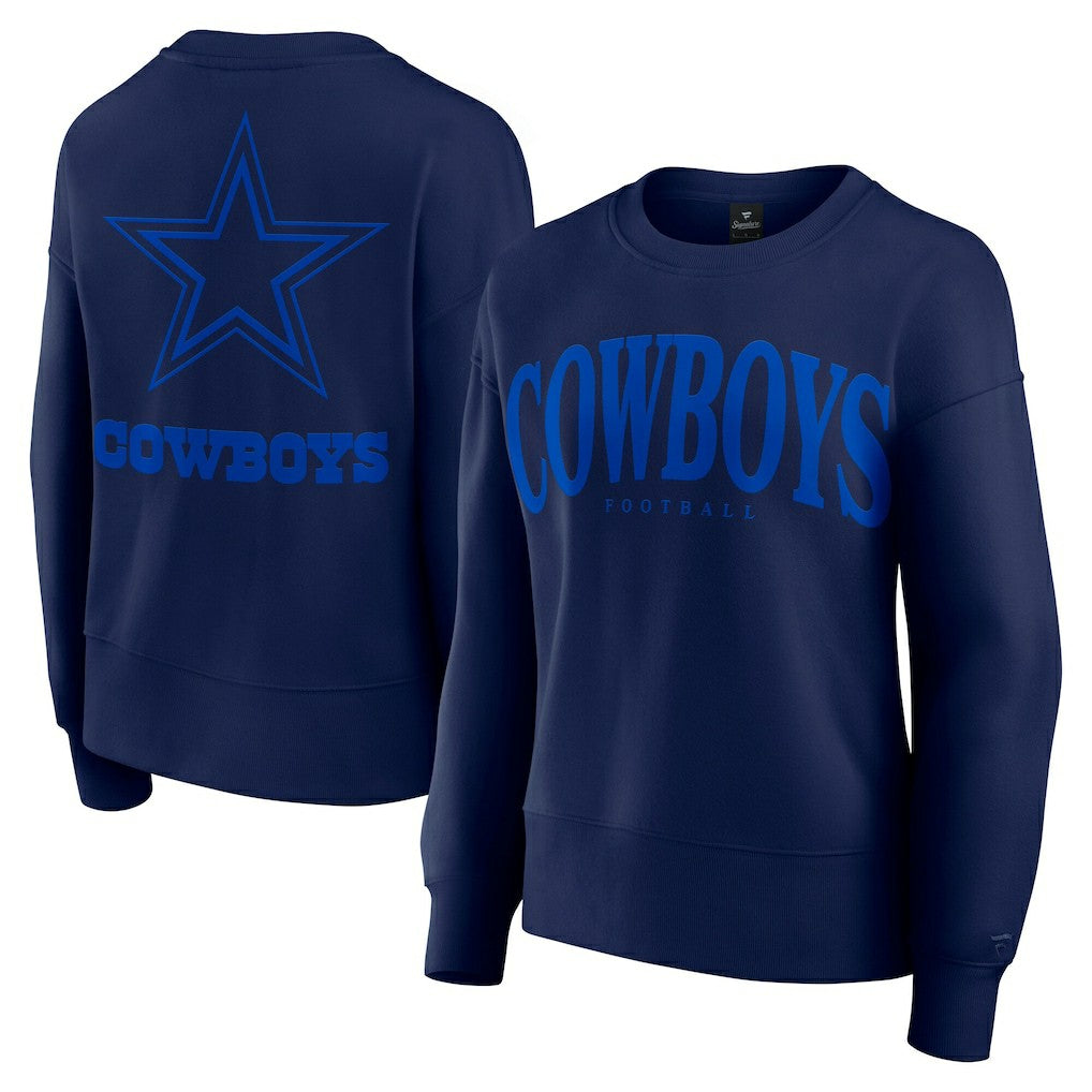 Dallas Cowboys Women's Elements Pullover Sweatshirt - Navy on sale