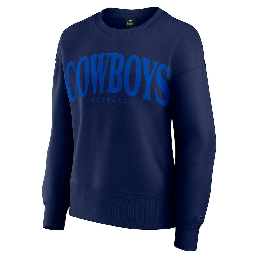 Dallas Cowboys Women's Elements Pullover Sweatshirt - Navy on sale