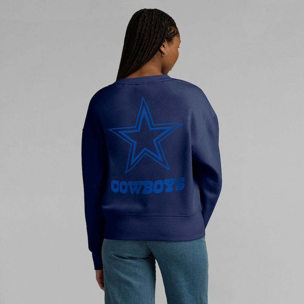 Dallas Cowboys Women's Elements Pullover Sweatshirt - Navy on sale