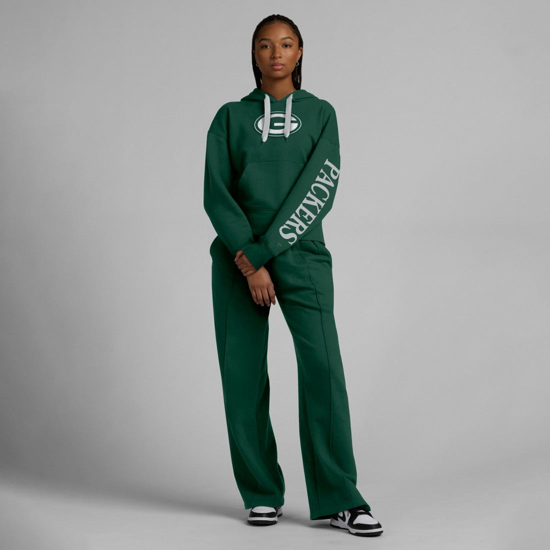 Green Bay Packers Women's Elements Next Pullover Hoodie - Green for sale