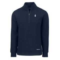 Chicago Cubs Cutter & Buck Cooperstown Collection Roam Eco Recycled Quarter-Zip Pullover - Navy