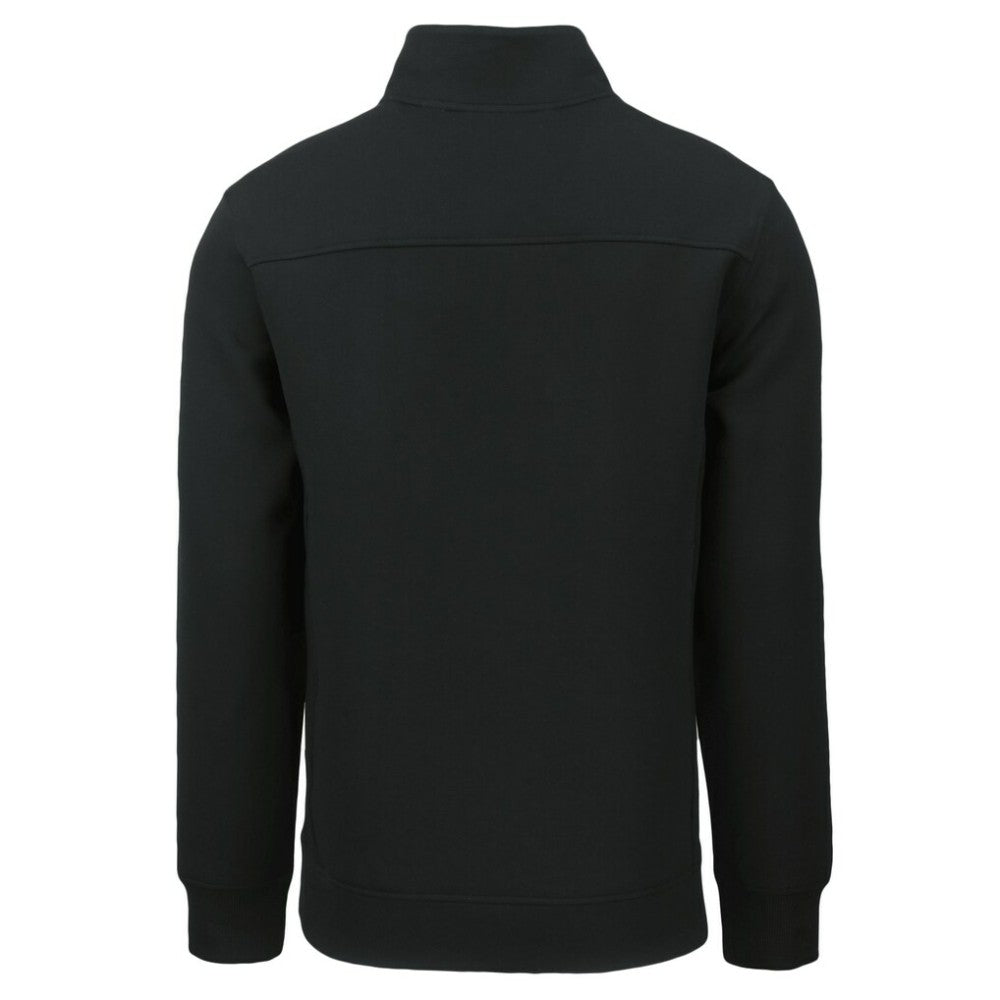 Houston Astros Cutter & Buck Cooperstown Collection Roam Eco Recycled Quarter-Zip Pullover - Black