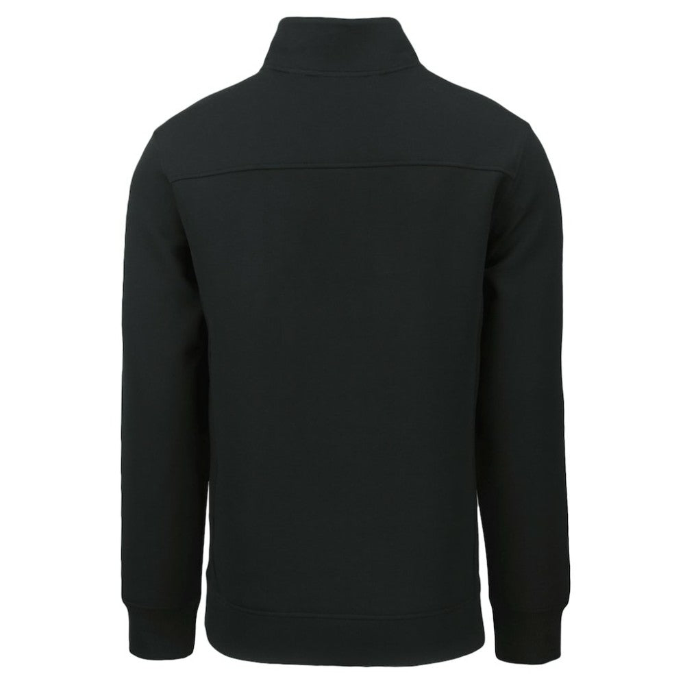 Athletics Cutter & Buck Cooperstown Collection Roam Eco Recycled Quarter-Zip Pullover - Black
