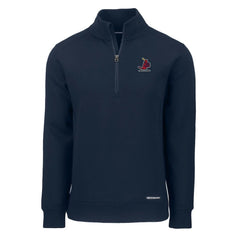 St. Louis Cardinals Cutter & Buck Cooperstown Collection Roam Eco Recycled Quarter-Zip Pullover - Navy