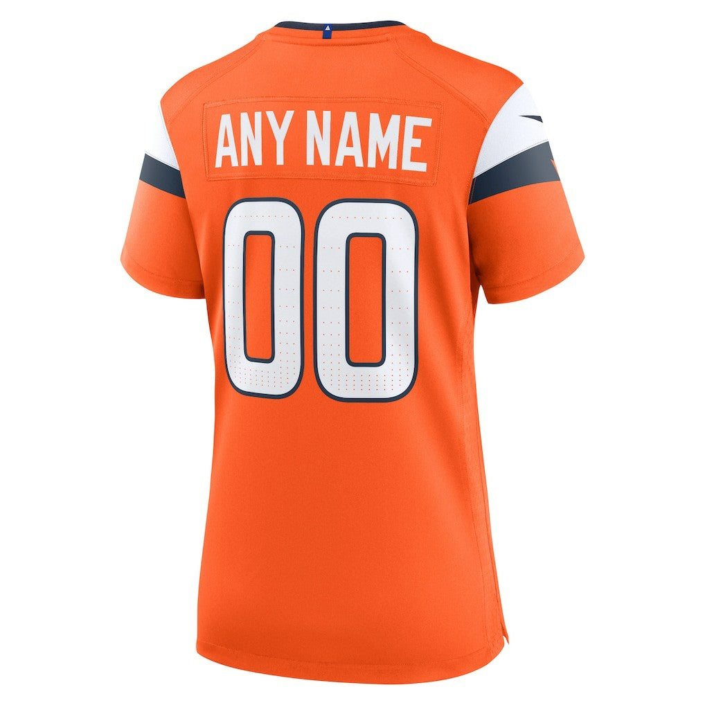 Denver Broncos Women's Mile High Collection Custom Game Jersey - Orange | Nike discount