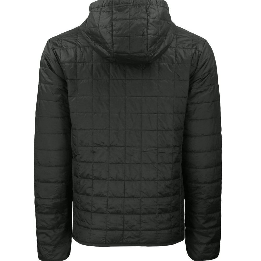 Cincinnati Reds Cutter & Buck Rainier Primaloft Eco Full-Zip Hooded Jacket - Black