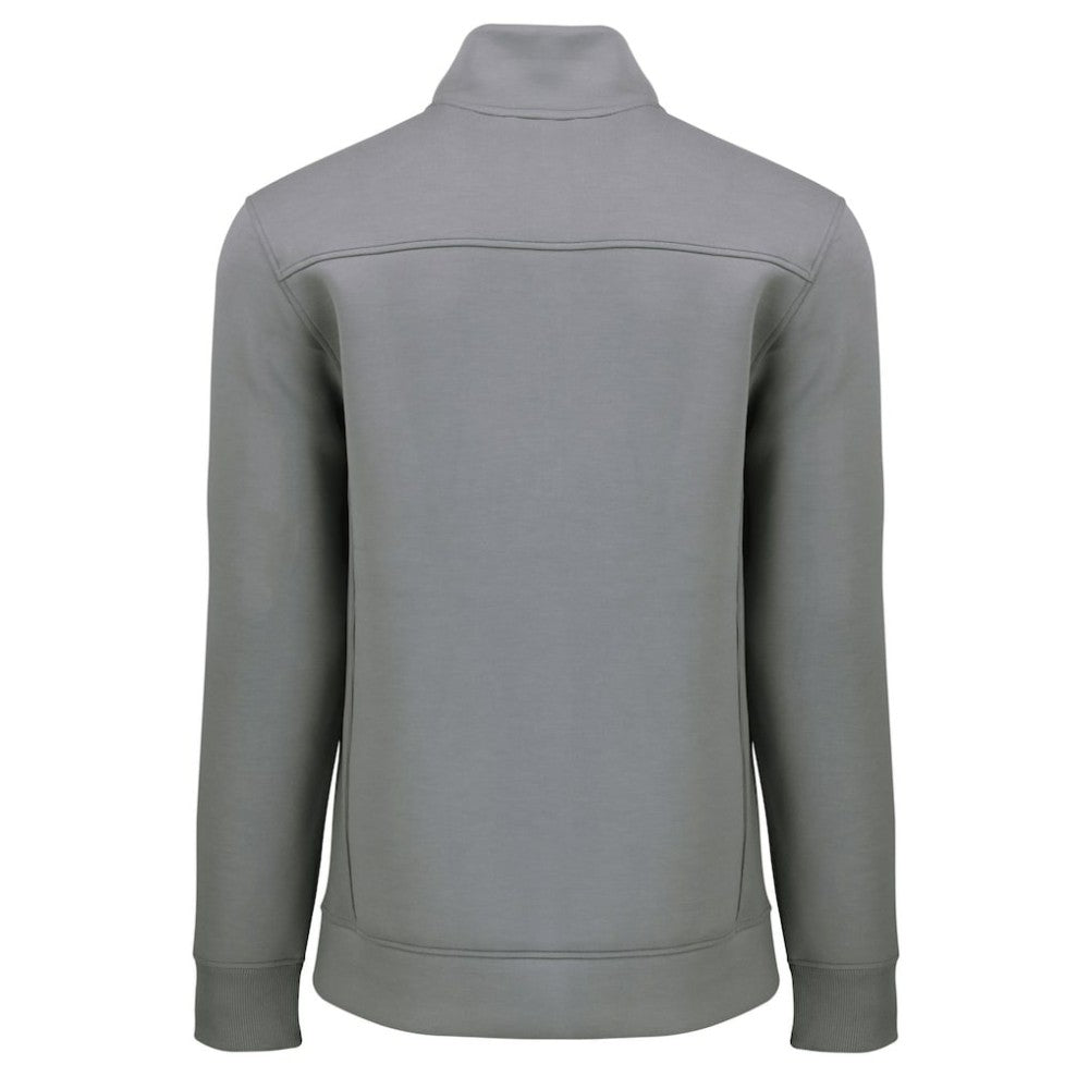 Chicago Cubs Cutter & Buck City Connect Roam Eco Recycled Quarter-Zip Pullover - Gray