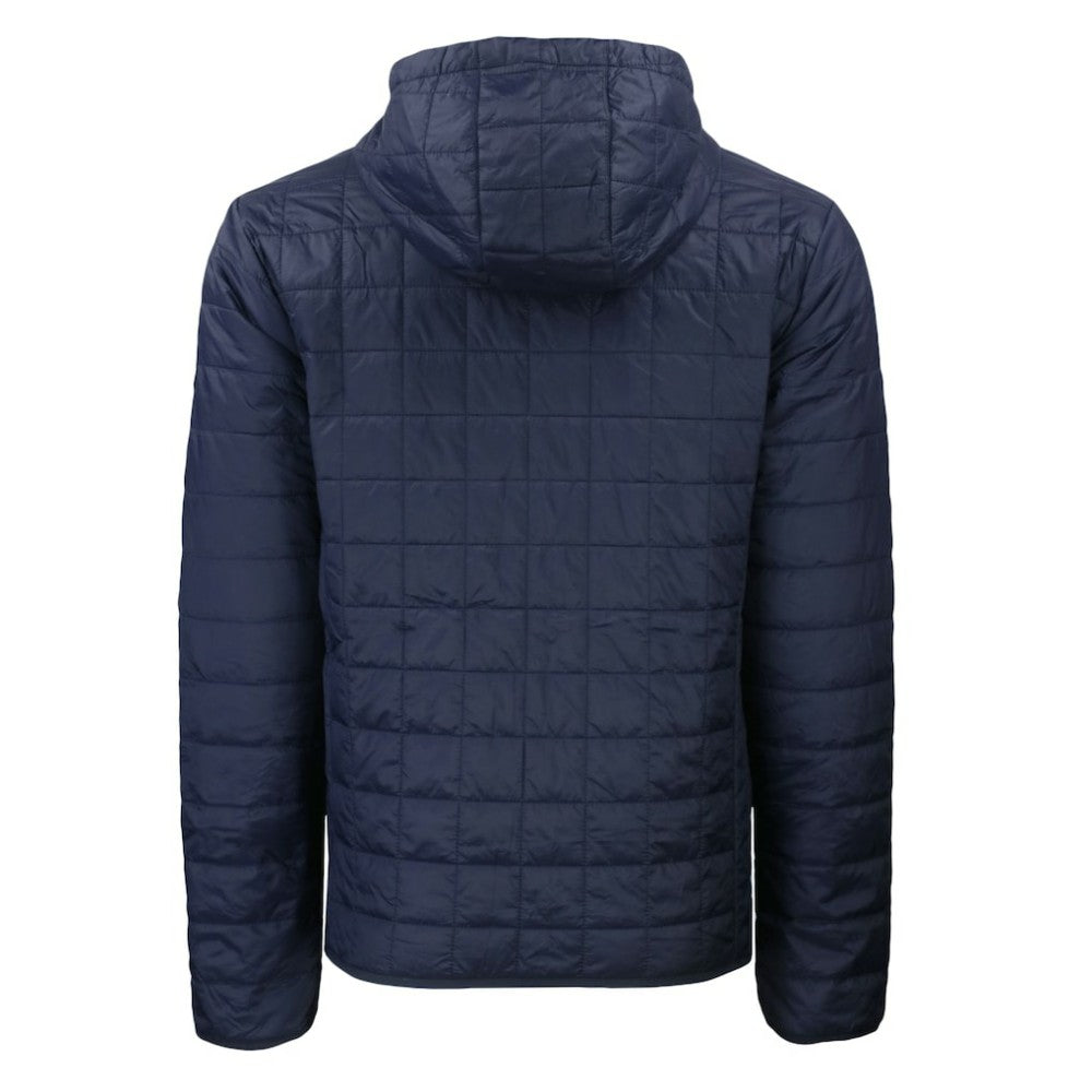Chicago Cubs Cutter & Buck City Connect Rainier Primaloft Eco Full-Zip Hooded Jacket - Navy