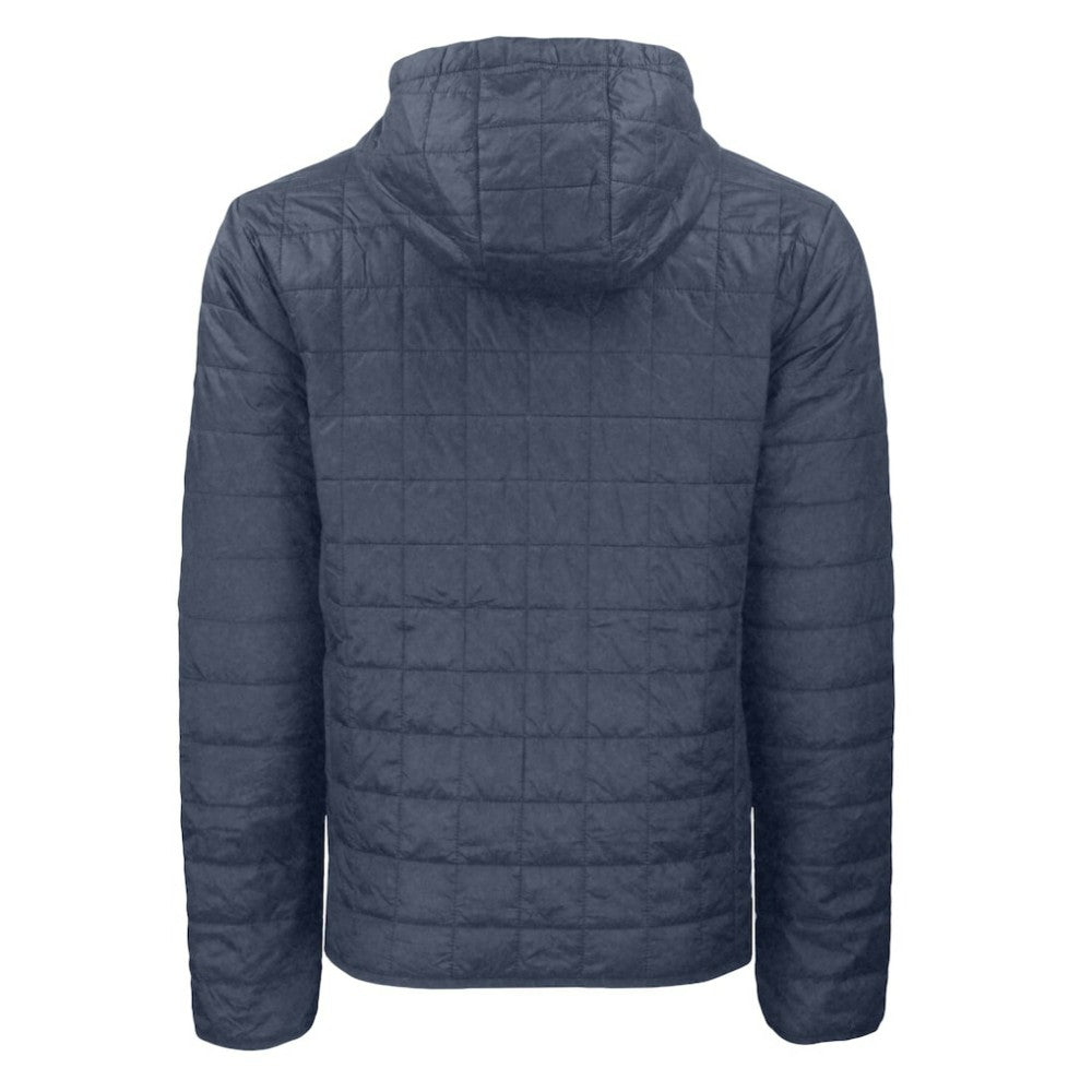 Chicago Cubs Cutter & Buck City Connect Rainier Primaloft Eco Full-Zip Hooded Jacket - Anthracite