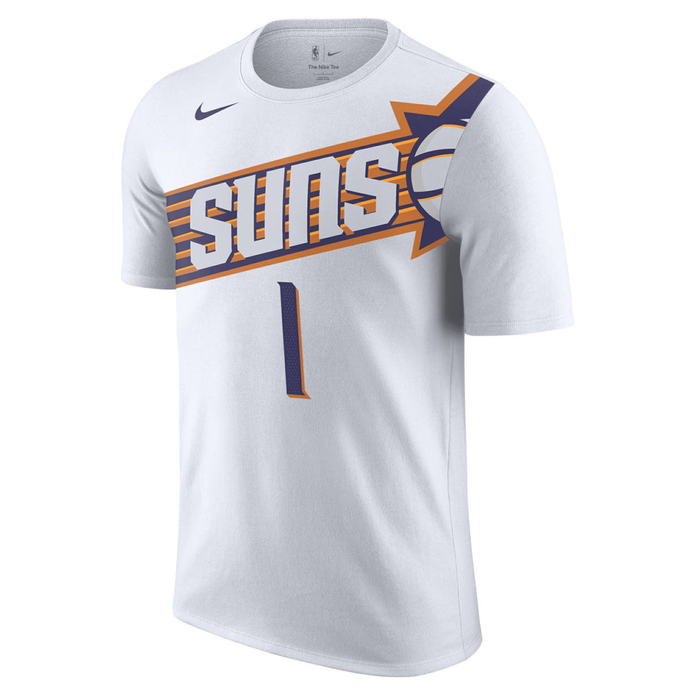 Devin Booker Phoenix Suns 2023/24 Association Name & Number T-Shirt - White | Nike sale