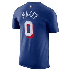 Tyrese Maxey Philadelphia 76ers Icon Edition Name & Number T-Shirt - Royal | Nike outlet