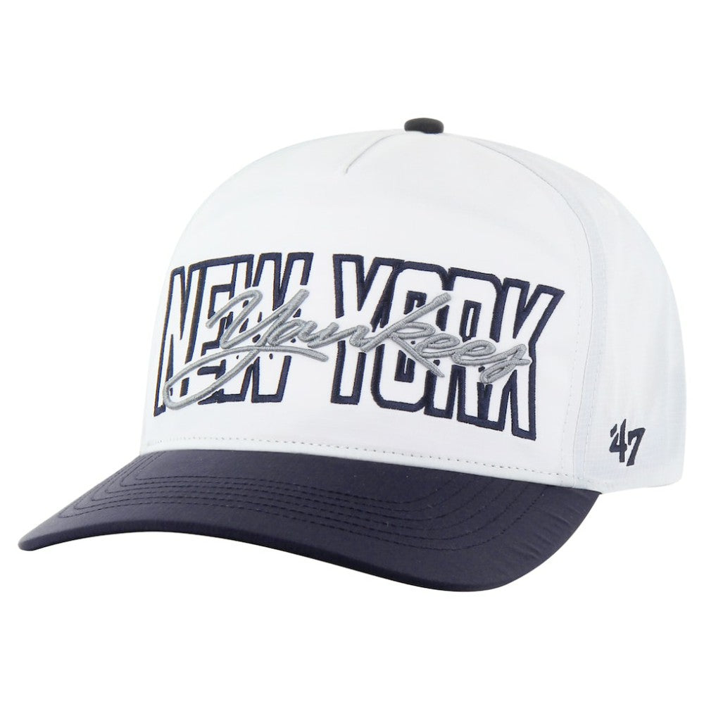 New York Yankees Lineman Hitch Adjustable Hat - White | 47 brand