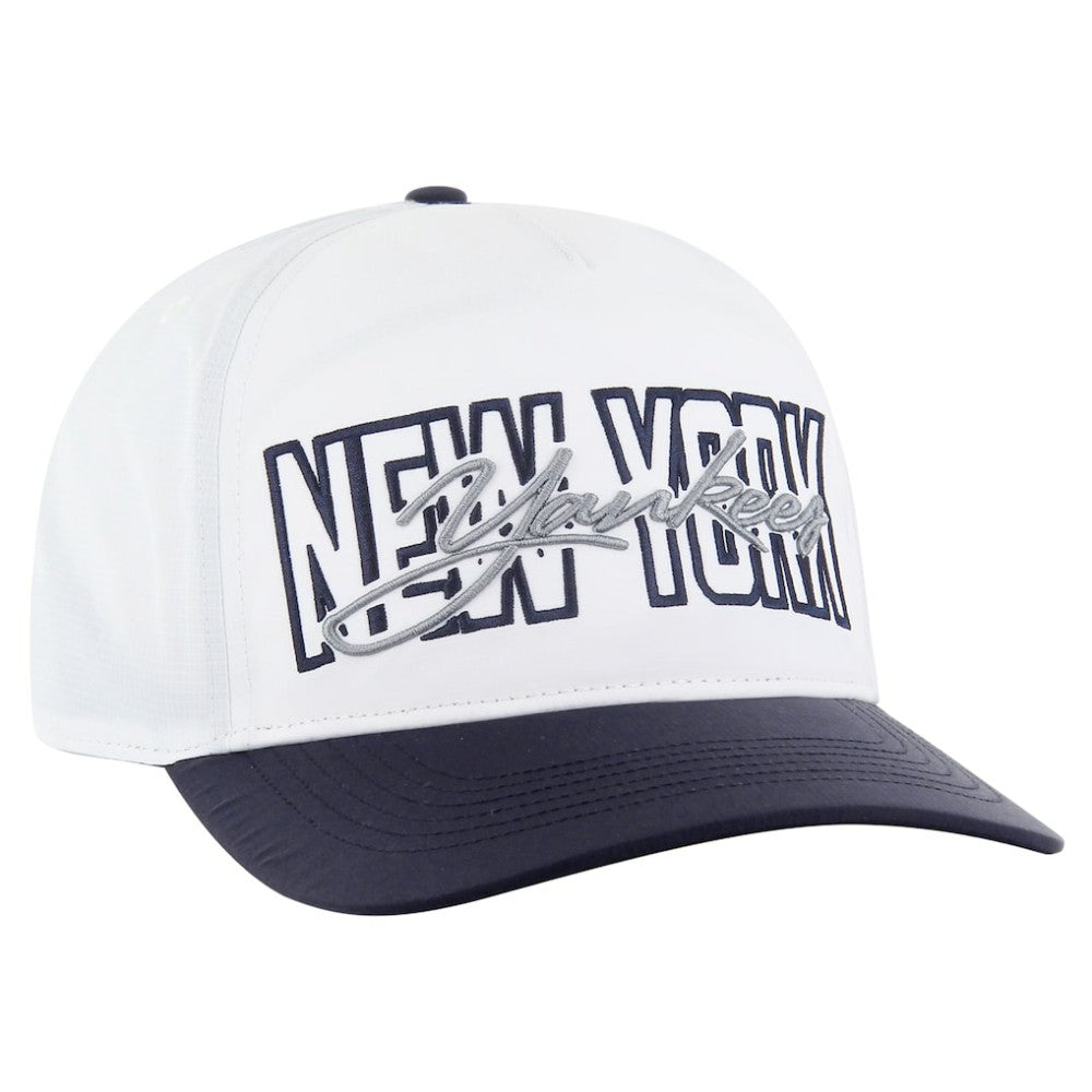 New York Yankees Lineman Hitch Adjustable Hat - White | 47 brand