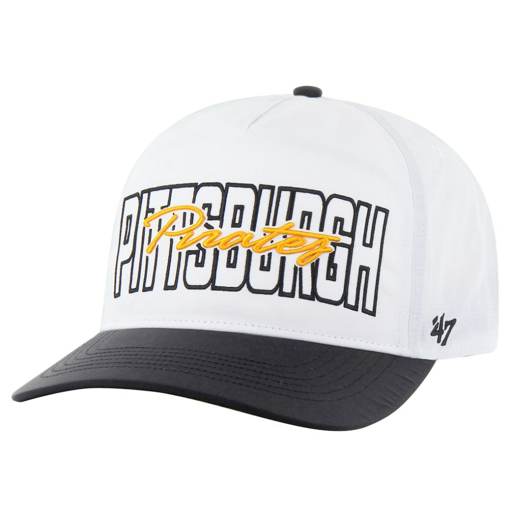 Pittsburgh Pirates Lineman Hitch Adjustable Hat - White | 47 brand