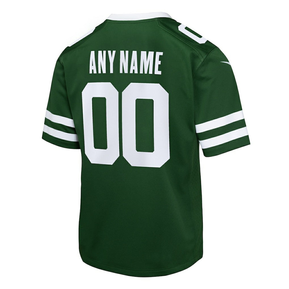 New York Jets Youth Custom Game Jersey - Legacy Green | Nike cheap