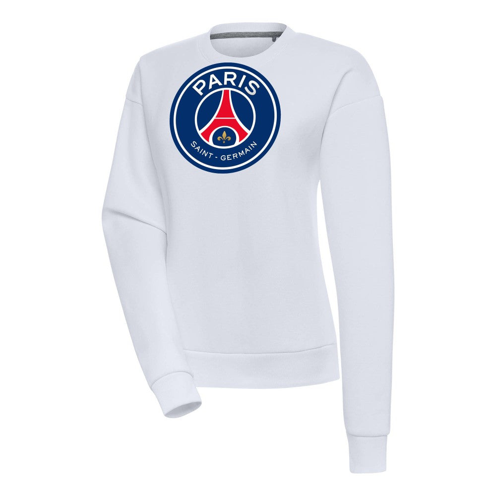 Paris Saint-Germain Women's Takeover Crewneck Pullover Sweatshirt - White sale