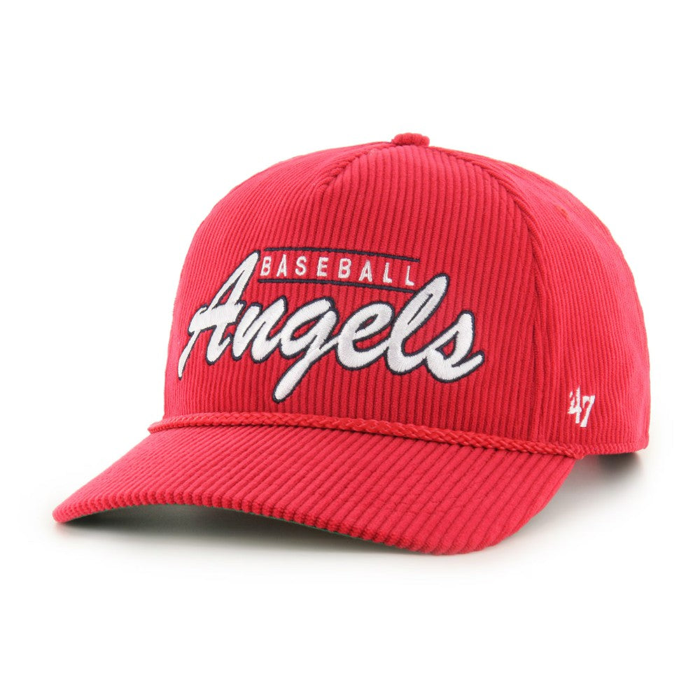 Los Angeles Angels Corduroy Hitch Adjustable Hat - Red | 47 brand