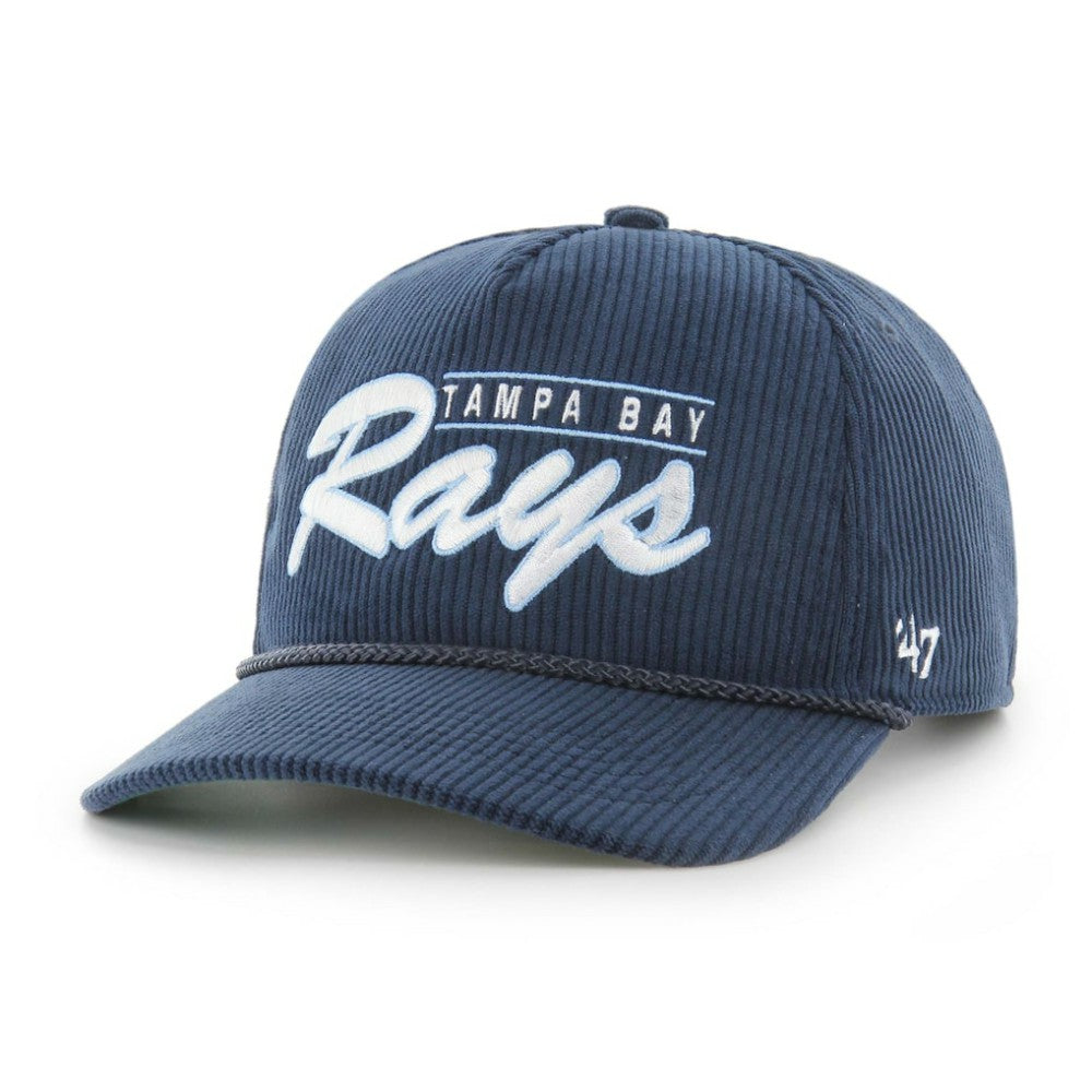 Tampa Bay Rays Corduroy Hitch Adjustable Hat - Navy | 47 brand