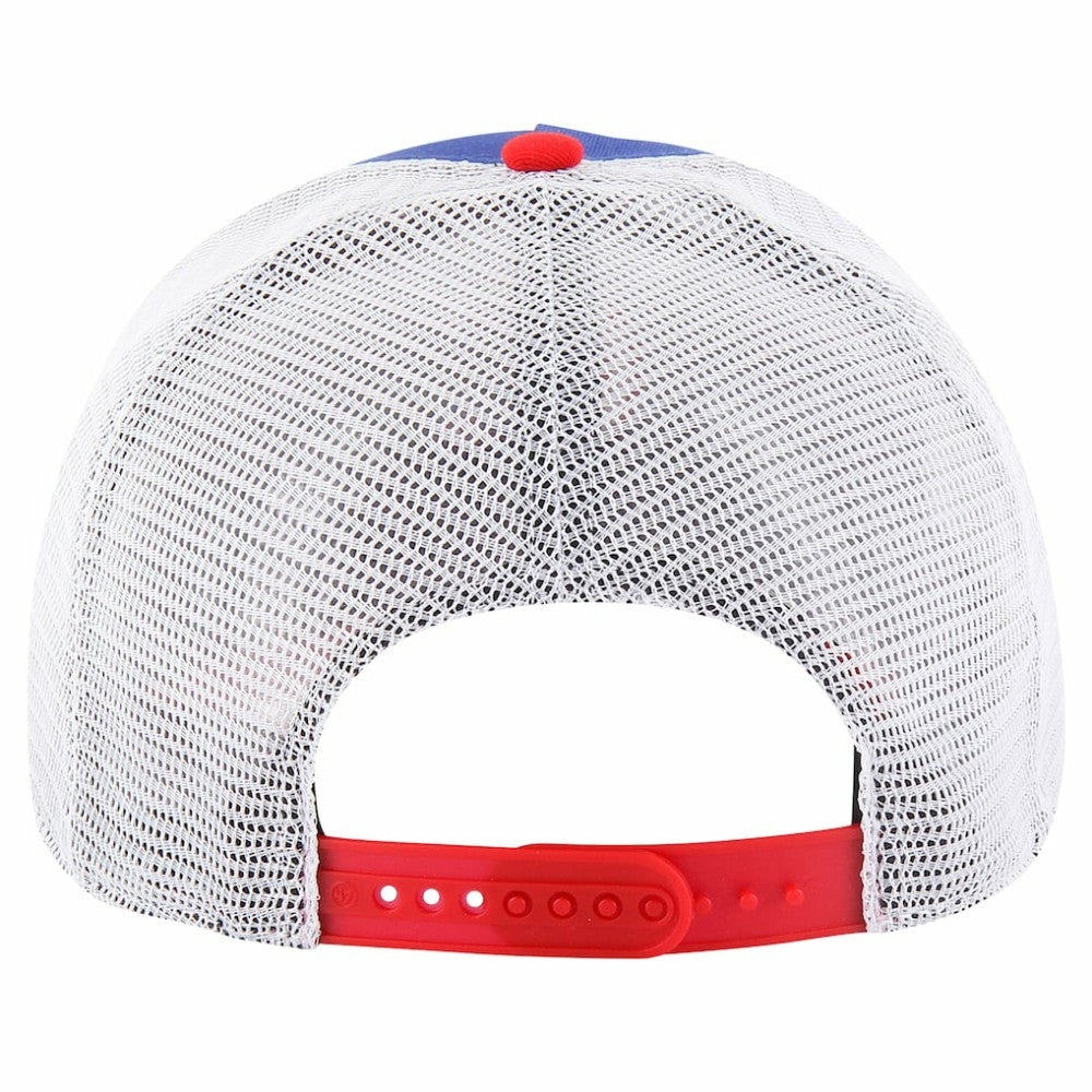 Chicago Cubs Gridiron Super Stripe Relaxed Trucker Hitch Adjustable Hat - Royal | 47 brand
