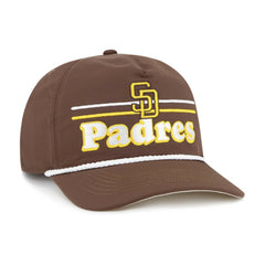 San Diego Padres Campscape Hitch Adjustable Hat - Brown | 47 brand