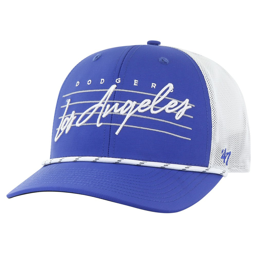 Los Angeles Dodgers Downburst Trucker Adjustable Hat - Royal | 47 brand