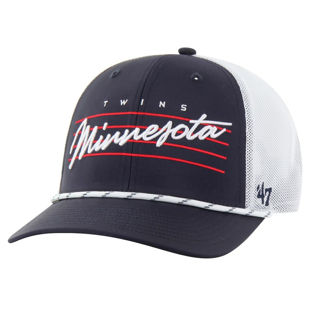 Minnesota Twins Downburst Trucker Adjustable Hat - Navy | 47 brand