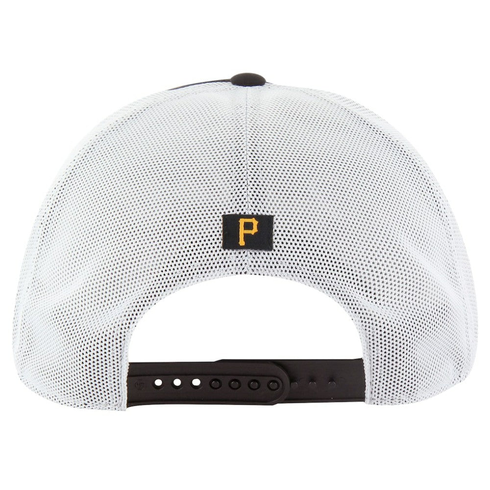 Pittsburgh Pirates Downburst Trucker Adjustable Hat - Black | 47 brand