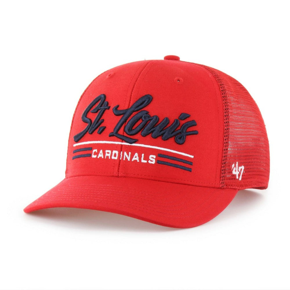 St. Louis Cardinals Garner Trucker Adjustable Hat - Red | 47 brand