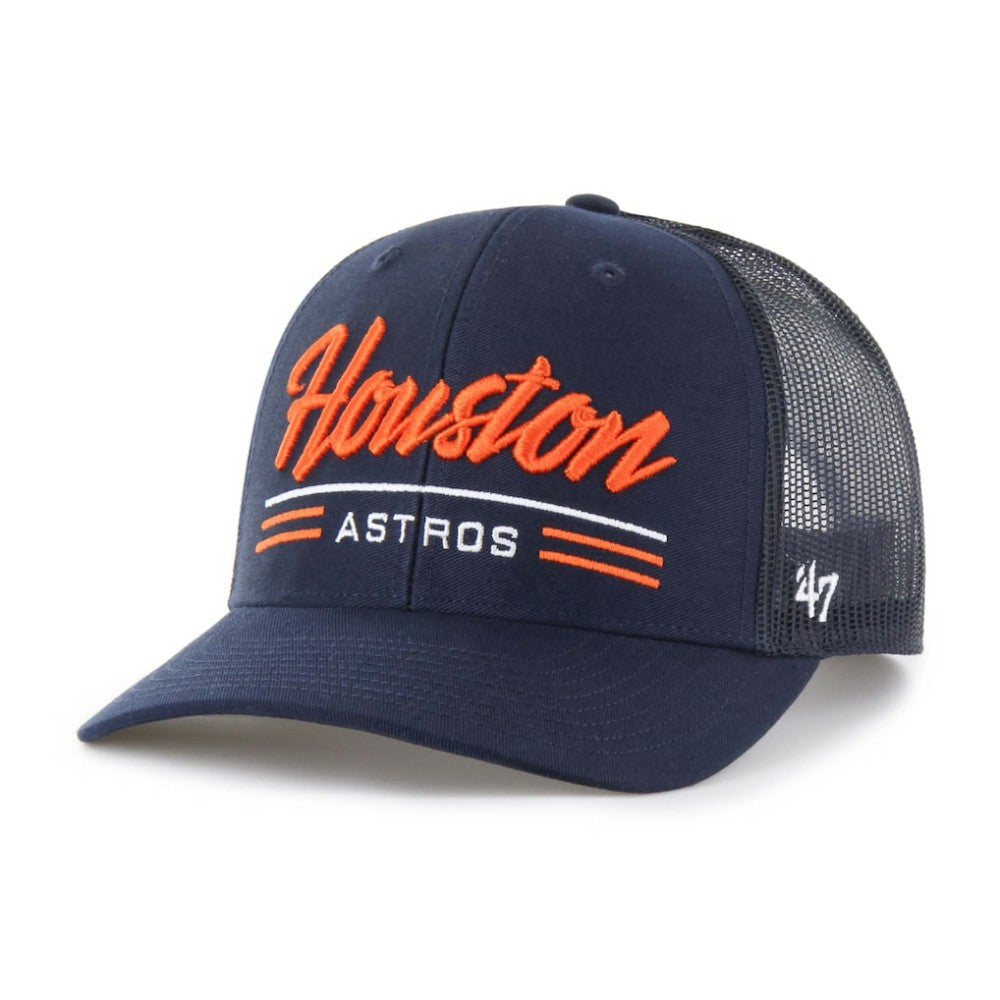 Houston Astros Garner Trucker Adjustable Hat - Navy | 47 brand