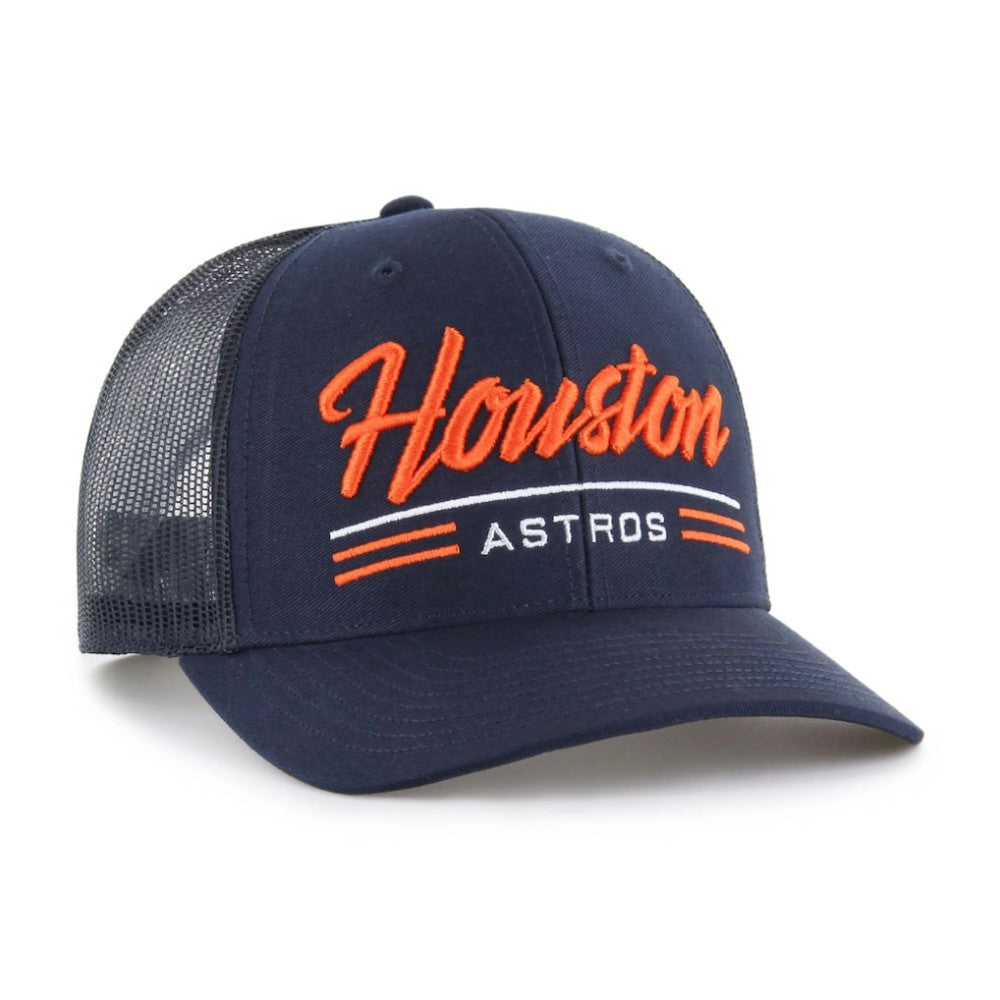 Houston Astros Garner Trucker Adjustable Hat - Navy | 47 brand
