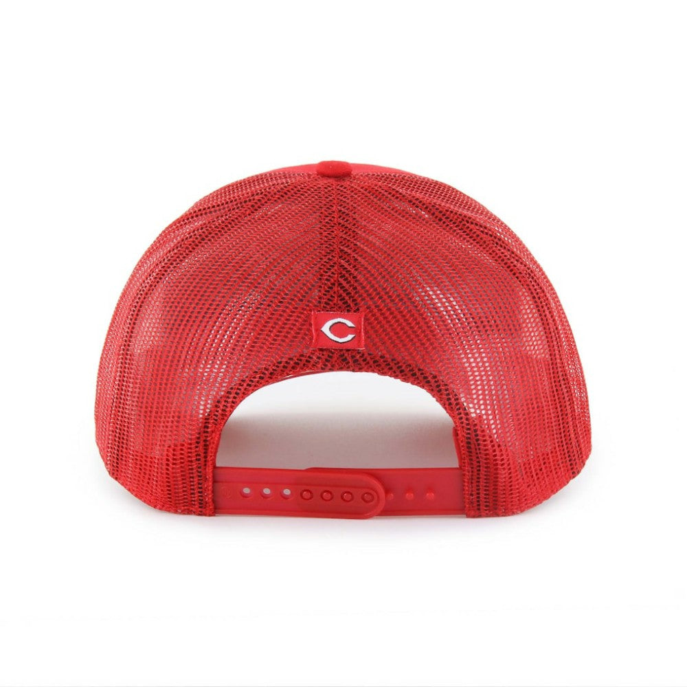 Cincinnati Reds Garner Trucker Adjustable Hat - Red | 47 brand