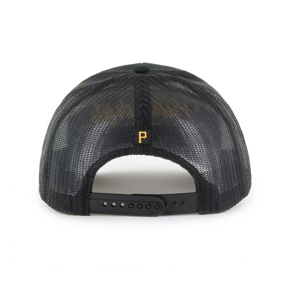 Pittsburgh Pirates Garner Trucker Adjustable Hat - Black | 47 brand